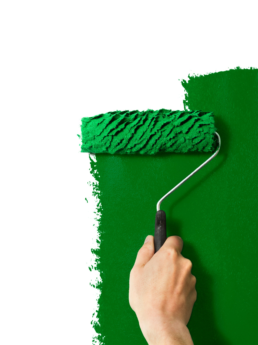 Painting the Wall Green